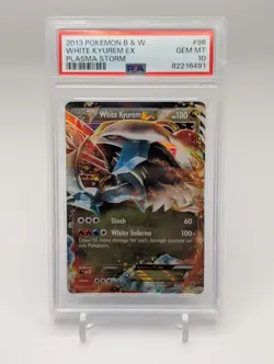Pokemon Black And White Plasma Storm White Kyurem EX 96/135 PSA 10 - Image 1
