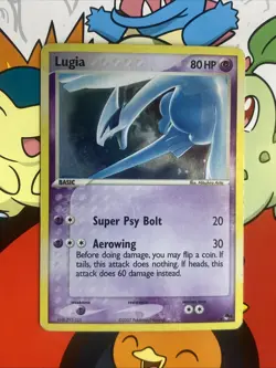 Lugia 2/17 Cosmos Holo POP Series 5 MP Pokemon Swirl - Image 1