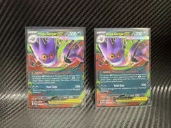 Set of 2 Pokemon TCG Mega Gengar EX 056/094 Phantasmal Flames NM Condition - Image 1