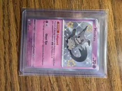Pokemon TCG Mimikyu Promo Holo 160/091 SV: Paldean Fates Basic Psychic - Image 1