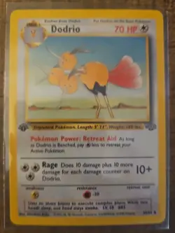 Pokemon TCG Dodrio Base Jungle Set 34/64 Regular 1st Edition Uncommon NM - Image 1