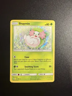 Pokemon TCG Shaymin 15/156 Holo Rare Ultra Prism Near Mint - Image 1