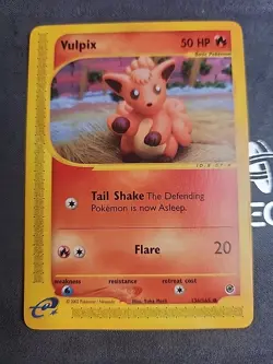 Pokemon TCG Vulpix Regular 136/165 LP Condition - Image 1