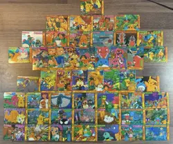 Pokemon HOLO Prism Vintage Pocket Monsters Vending Stickers Nintendo ( 49 total) - Image 1
