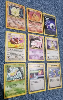 Pokemon WOTC Bundle Joblot, Ninetales Holo, Rare, Uncommon, Base Set - Image 1