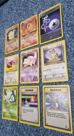 Pokemon WOTC Bundle Joblot, Ninetales Holo, Rare, Uncommon, Base Set - Image 2