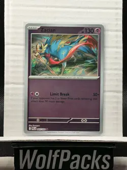 Pokemon TCG Me02: Phantasmal Flames - Zacian #45 Rare Reverse Holo - Image 1