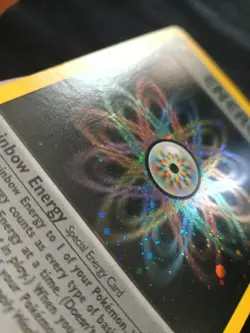 Rainbow Energy Pokemon Team Rocket Holo Rare 17/82 - LP - Image 3