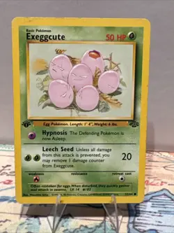 Pokemon TCG Exeggcute Jungle Unlimited Edition Regular 52/64 First Edition - Image 1