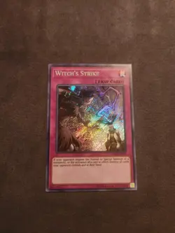 YuGiOh! Witch's Strike SAST-EN079 Secret Rare 1st Ed NM - Image 1