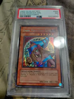 Dark Magician Girl MFC-000 Magician's Force Unlimited PSA 7 - Image 1