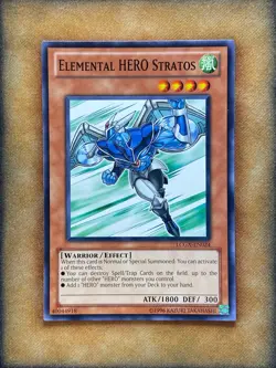Yugioh Elemental HERO Stratos LCGX-EN024 Common NM - Image 1