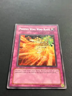 Yugioh! Phoenix Wing Wind Blast - 1st Edition FET-EN053 Rare (LP) 1996 - Image 3