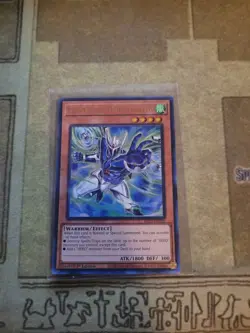 YUGIOH ELEMENTAL HERO STRATOS BLC1-EN022 ULTRA 1ST ED NM ALT ART - Image 1