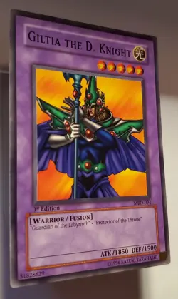 Yu-Gi-Oh! Giltia the D. Knight MRD-094 Metal Raiders Vintage 2002 1st Edition NM - Image 2