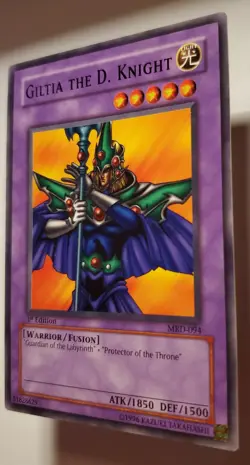 Yu-Gi-Oh! Giltia the D. Knight MRD-094 Metal Raiders Vintage 2002 1st Edition NM - Image 3