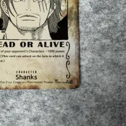 One piece - Shanks (Wanted Poster) - OP09-004 - Emperors in the New World (OP09) - Image 5