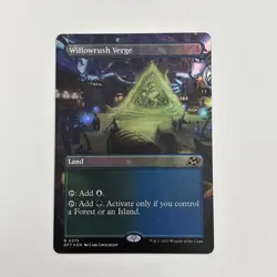 Willowrush Verge (Borderless) Aetherdrift Foil MTG Magic Land Card - Image 1
