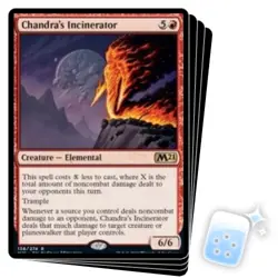 CHANDRA'S INCINERATOR X4 Core Set 2021 M21 Magic MTG MINT CARD - Image 1