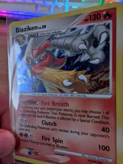 Blaziken 3/127 Pokemon TCG Card Platinum Base Set Holo - Image 2