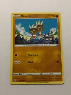 Pokemon Card Lost Origin Low Insufficient Ink Error Binacle 106/196 Near Mint - Image 1