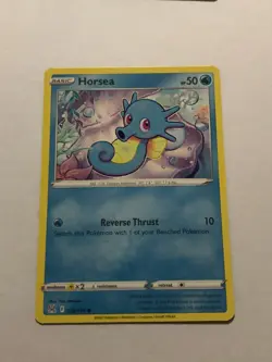 Pokemon Card Lost Origin Low Insufficient Ink Error Horsea 035/196 Near Mint - Image 1