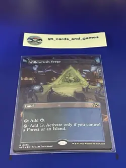 Willowrush Verge #0375 (Borderless) DFT Aetherdrift (Foil) - Magic MTG Card - Image 1