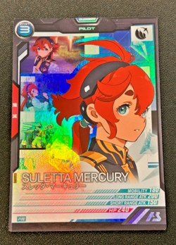 Gundam ARSENAL BASE Card SULETTA MERCURY BANDAI JAPAN PR-093(PR) LXR04-015 - Image 5