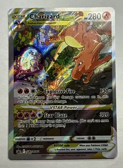 Charizard VStar SWSH262 Ultra Premium Collection Full Art Promo Pokemon Card NM - Image 1