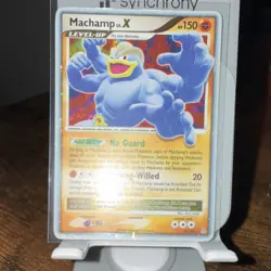 Pokemon TCG Machamp LV.X 98/100 Stormfront Holo Ultra Rare Level-Up Card - Image 1