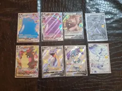 Pokemon cards Lot Of 8, V's And Vmax. - Image 1