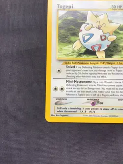 Pokemon Cards: Wizards Black Star Promo: Togepi 30 - Image 5