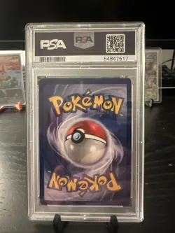 Pokemon TCG Mew WOTC 2000 Card 8 Graded PSA 9 - Image 2