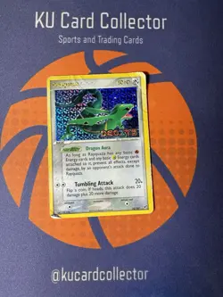 Pokemon TCG Rayquaza EX Deoxys 22/107 Reverse Holo Card Stamped (2005) - Image 1