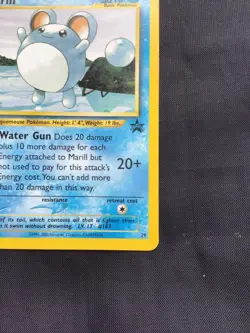 Pokemon Cards: Wizards Black Star Promo: Marill 29 - Image 4