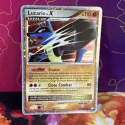 Pokemon TCG Lucario LV.X Holo Rare Card Mysterious Treasures 122/123 - Image 4