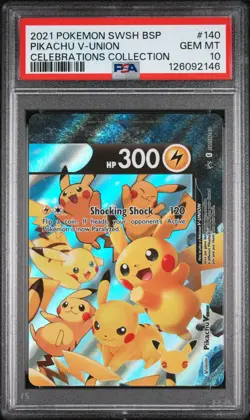 Pikachu V-Union (2021) Celebrations Collection SWSH139-142 | 4 Card Set - PSA 10 - Image 3