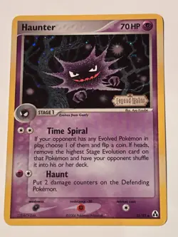 Haunter 35/92 Ex Legend Maker Stamped Reverse Holo Pokemon Card LP - Image 1