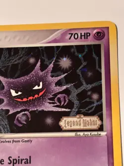 Haunter 35/92 Ex Legend Maker Stamped Reverse Holo Pokemon Card LP - Image 3