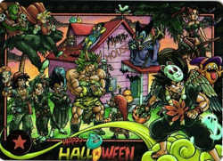 DRAGON BALL HALLOWEEN 2003 Holographic FOIL Art Anime Collectible Card - Image 1
