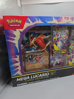 Pokemon Card TCG Mega Lucario ex Figure Collection Box NEW & SEALED - MINT - Image 2