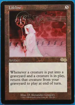 Lifeline Urza's Saga HEAVILY PLD (Reserved List MTG Magic Card) 509196 ABUGames - Image 1