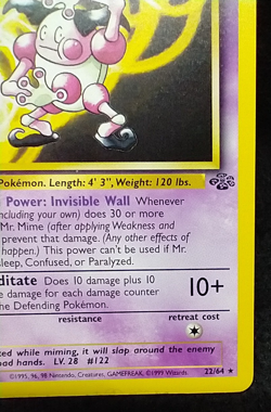 Pokemon Jungle Mr. Mime 22/64 1st Edition Non-Holo Card NM #N10C5 - Image 5