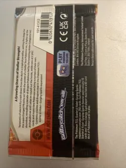 Pokemon Surging Sparks Scarlet & Violet Trading Cards Factory Sealed 3 Packs - Image 2