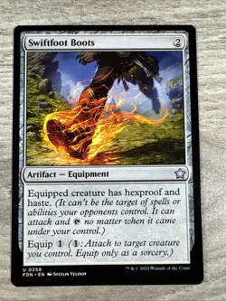 Swiftfoot Boots - Foundations Regular #258 NM/MINT MTG - Image 1