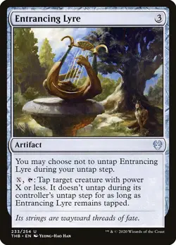 1x Entrancing Lyre FOIL THB Theros Beyond NM x1 Mtg Magic the Gathering Changie - Image 1