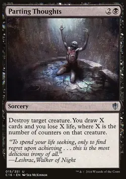 Magic the Gathering MTG Parting Thoughts (15) Commander 2016 LP - Image 1