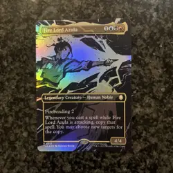 Fire Lord Azula (0313) (Borderless) Avatar: The Last Airbender Foil - Image 1