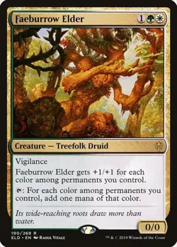 Faeburrow Elder Throne of Eldraine LP MTG - Image 1
