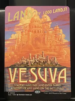 Vesuva # 22 MTG SLD Secret Lair Countdown Kit 2025 NM - Image 1